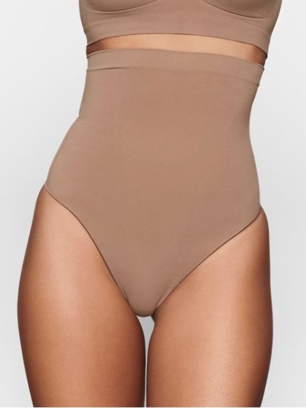 SKIMS High-Waist Sculpting Thong Brief - Sienna Size S NWOB